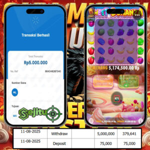 SELAMAT KEPADA MEMBER SEJITU JACKPOT GAMES SWEET BONANZA PRAGMATIC PLAY