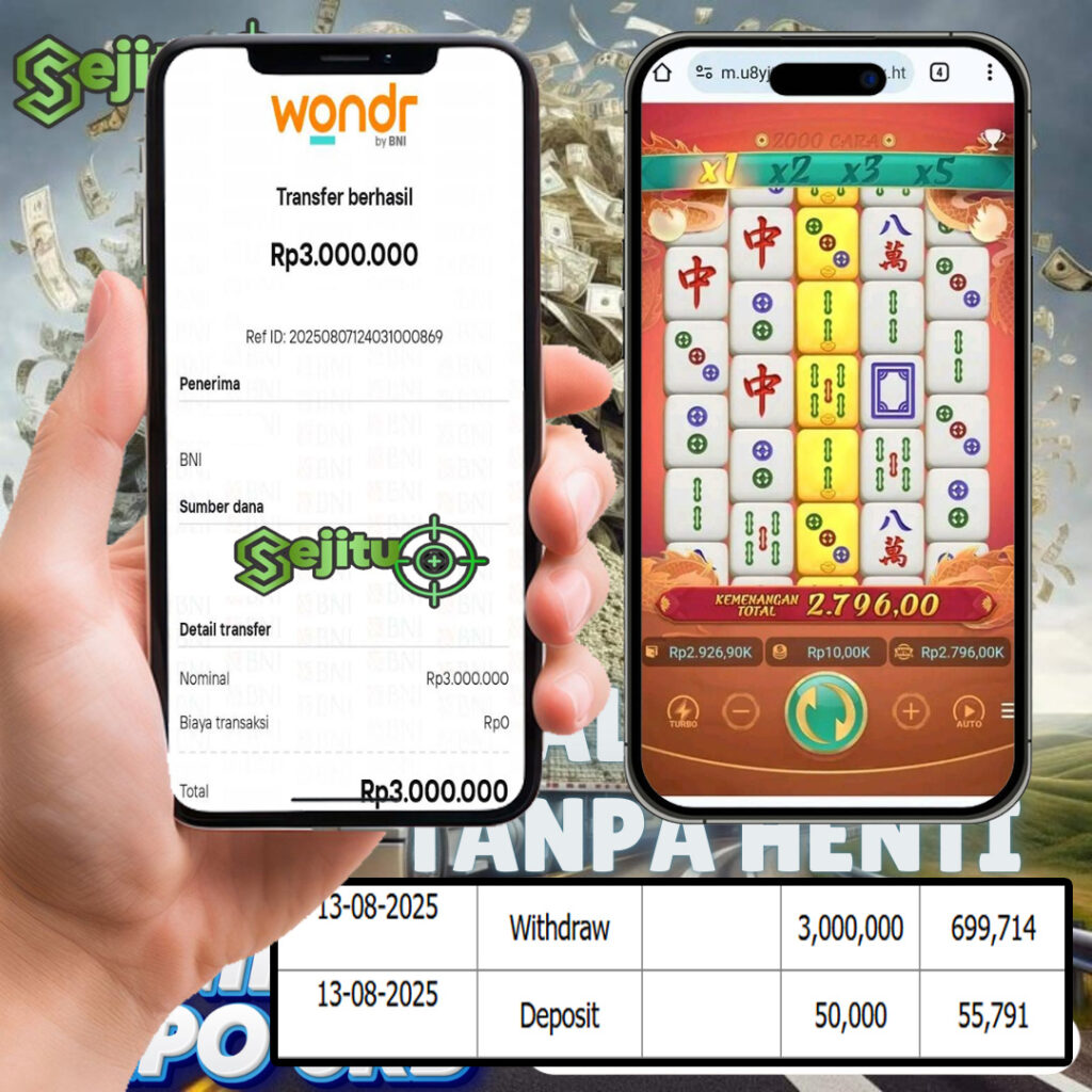 SELAMAT KEPADA MEMBER SEJITU JACKPOT GAMES MAHYONG WAYS 2 PG SOFT