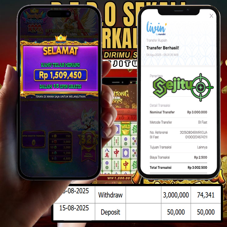 SELAMAT KEPADA MEMBER SEJITU JACKPOT GAMES STARLIGHT PRINCESS 1000 PRAGMATIC PLAY