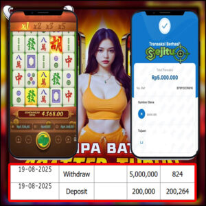 SELAMAT KEPADA MEMBER SEJITU JACKPOT GAMES MAHYONG WAYS PG SOFT