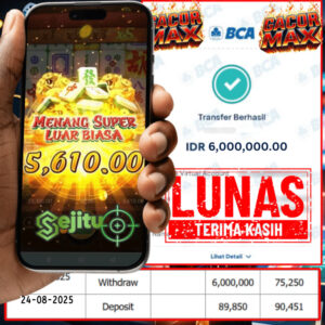SELAMAT KEPADA MEMBER SEJITU JACKPOT GAMES MAHYONG WAYS PG SOFT