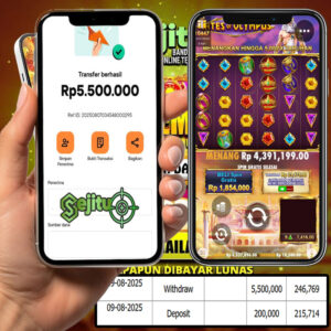 SELAMAT KEPADA MEMBER SEJITU JACKPOT GAMES GATES OF OLYMPUS PRAGMATIC PLAY