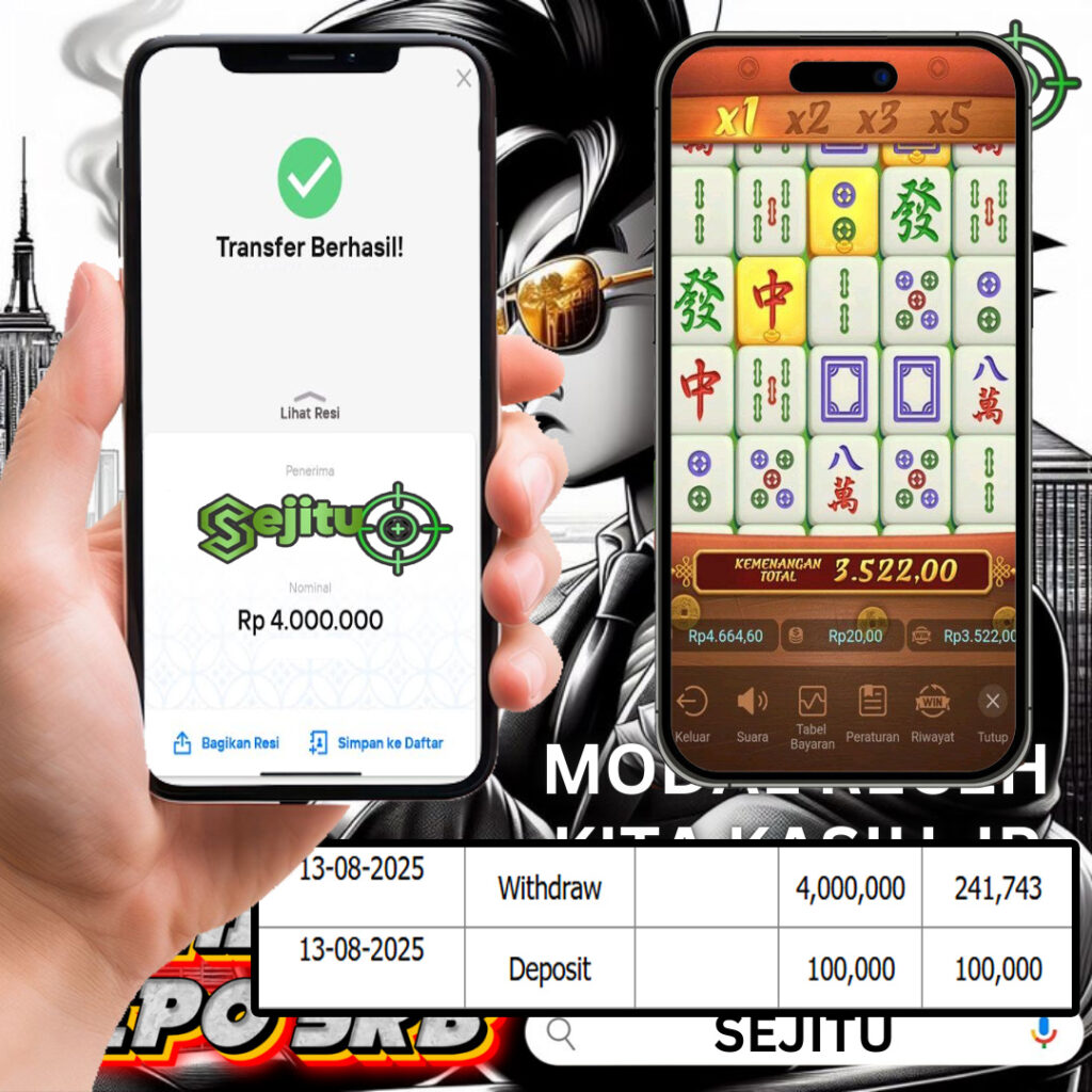 SELAMAT KEPADA MEMBER SEJITU JACKPOT GAMES MAHYONG WAYS PG SOFT