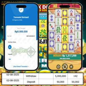 SELAMAT KEPADA MEMBER SEJITU JACKPOT GAMES MAHYONG WINS 3 PRAGMATIC PLAY