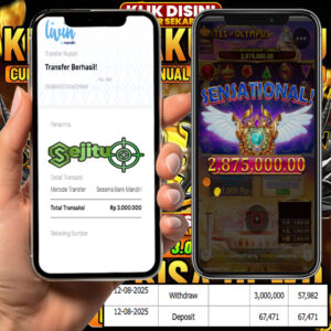 SELAMAT KEPADA MEMBER SEJITU JACKPOT GAMES GATES OF OLYMPUS PRAGMATIC PLAY
