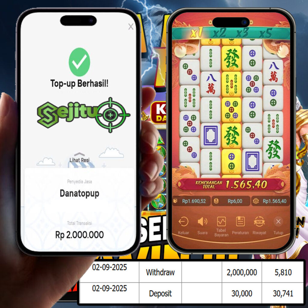 SELAMAT KEPADA MEMBER SEJITU JACKPOT GAMES MAHYONG WAYS 2 PG SOFT