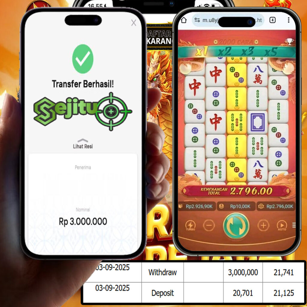 SELAMAT KEPADA MEMBER SEJITU JACKPOT GAMES MAHYONG WAYS 2 PG SOFT