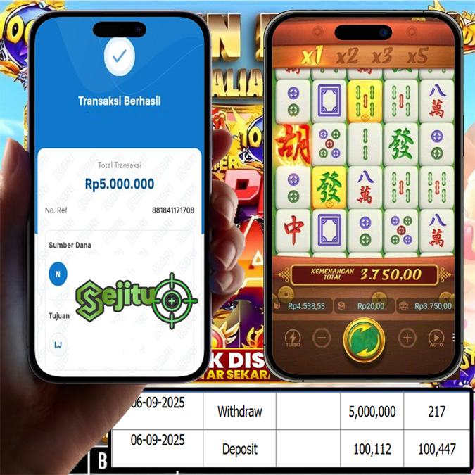 SELAMAT KEPADA MEMBER SEJITU JACKPOT GAMES MAHYONG WAYS PG SOFT