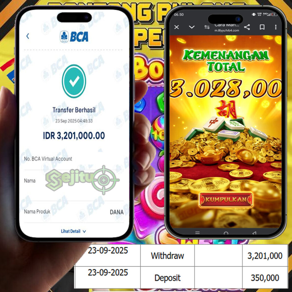SELAMAT KEPADA MEMBER SEJITU JACKPOT GAMES MAHYONG WAYS PG SOFT