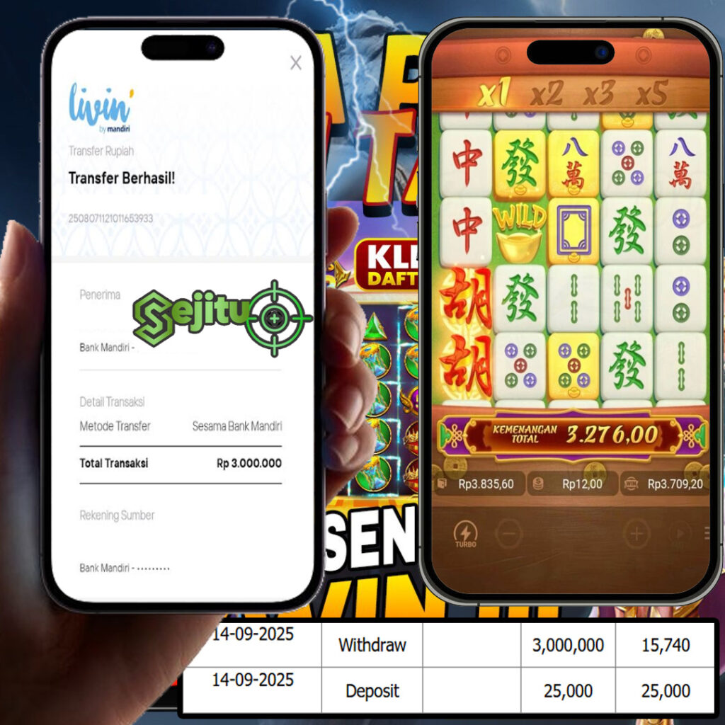 SELAMAT KEPADA MEMBER SEJITU JACKPOT GAMES MAHYONG WAYS PG SOFT