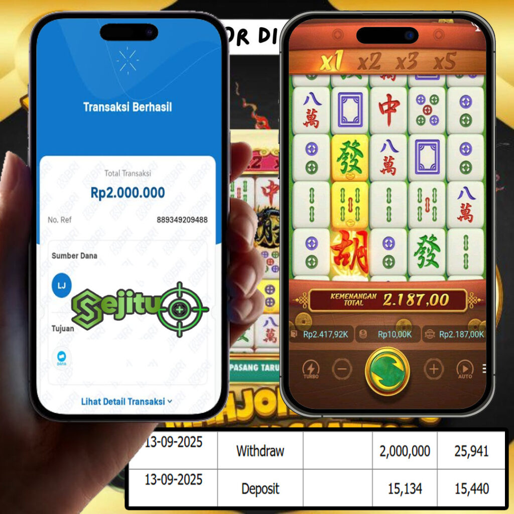 SELAMAT KEPADA MEMBER SEJITU JACKPOT GAMES MAHYONG WAYS PG SOFT