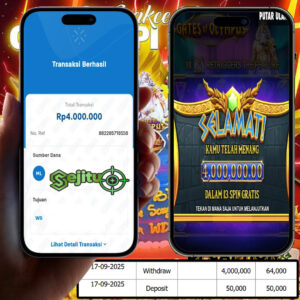 SELAMAT KEPADA MEMBER SEJITU JACKPOT GAMES GATES OF OLYMPUS PRAGMATIC PLAY