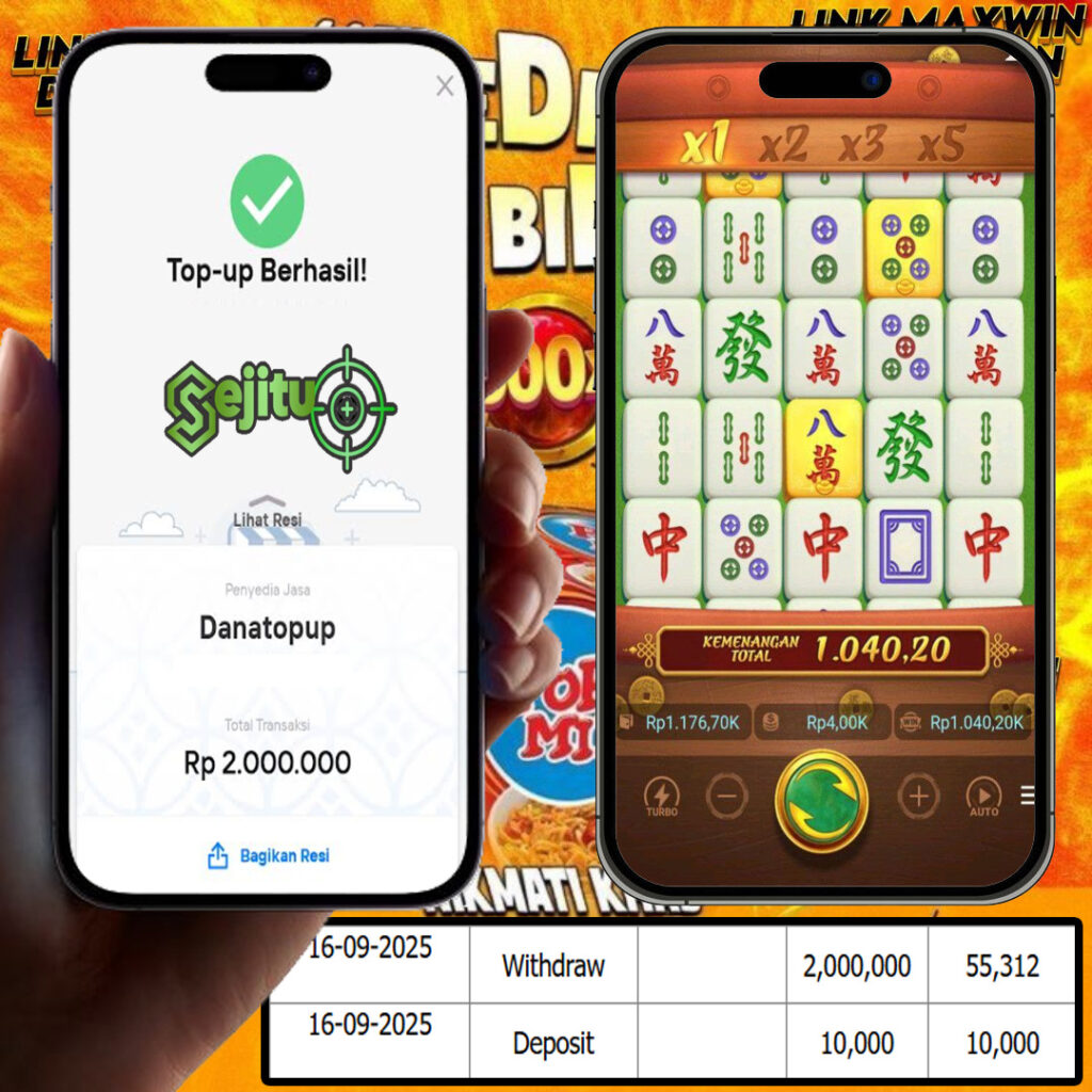 SELAMAT KEPADA MEMBER SEJITU JACKPOT GAMES MAHYONG WAYS PG SOFT