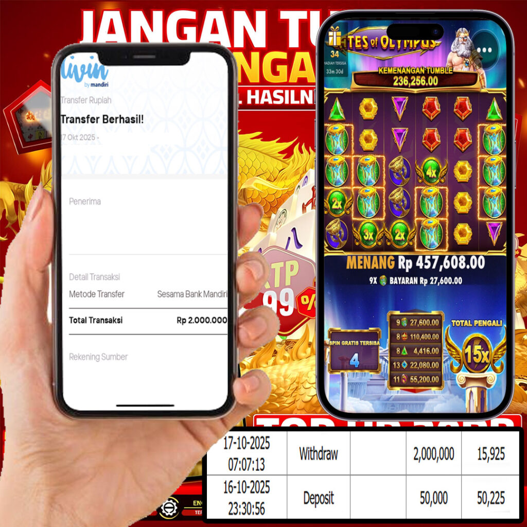 SEJITU JACKPOT GAMES GATE OF OLYMPUS PRAGMATIC PLAY