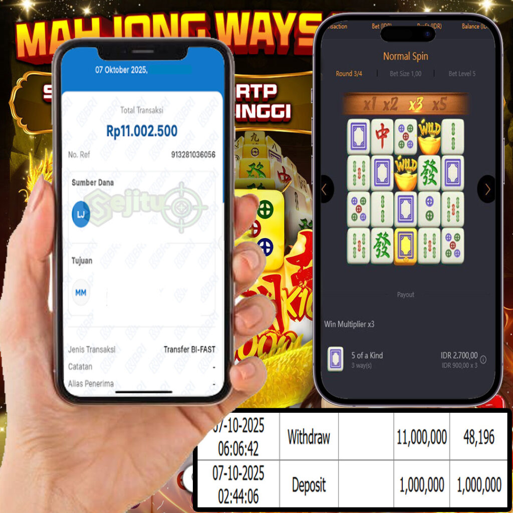 SEJITU JACKPOT GAMES MAHYONG WAYS PG SOFT