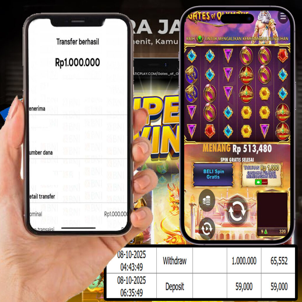 SEJITU JACKPOT GAMES GATE OF OLYMPUS PRAGMATIC PLAY