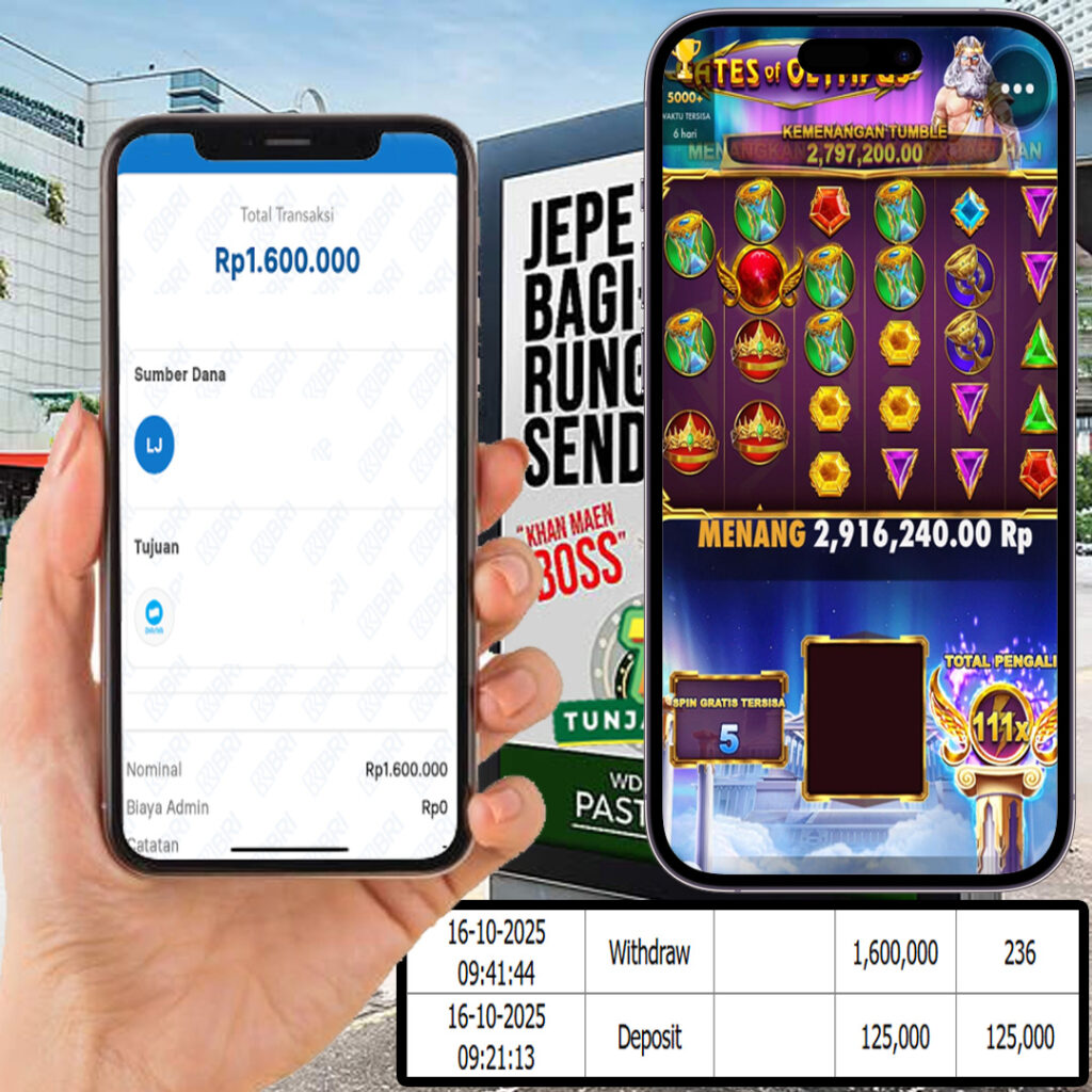 SEJITU JACKPOT GAMES GATE OF OLYMPUS PRAGMATIC PLAY