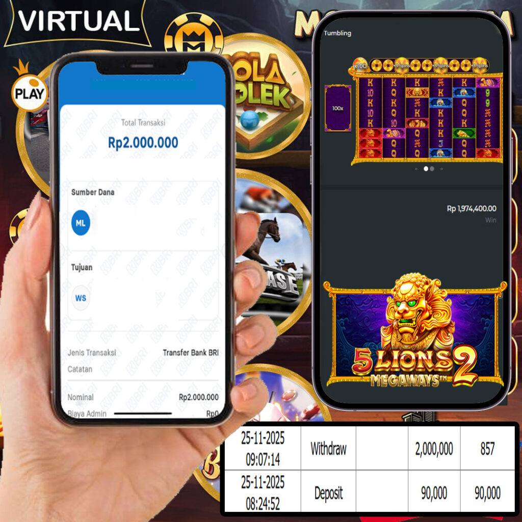 SEJITU JACKPOT GAMES 5 LION MEGAWAYS2 PRAGMATIC PLAY