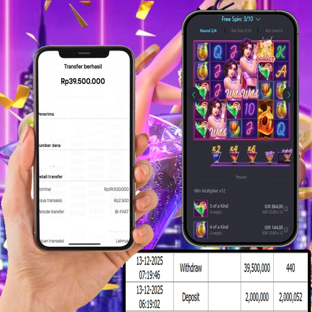 SEJITU JACKPOT GAMES COKTAIL NIGHT PG SOFT