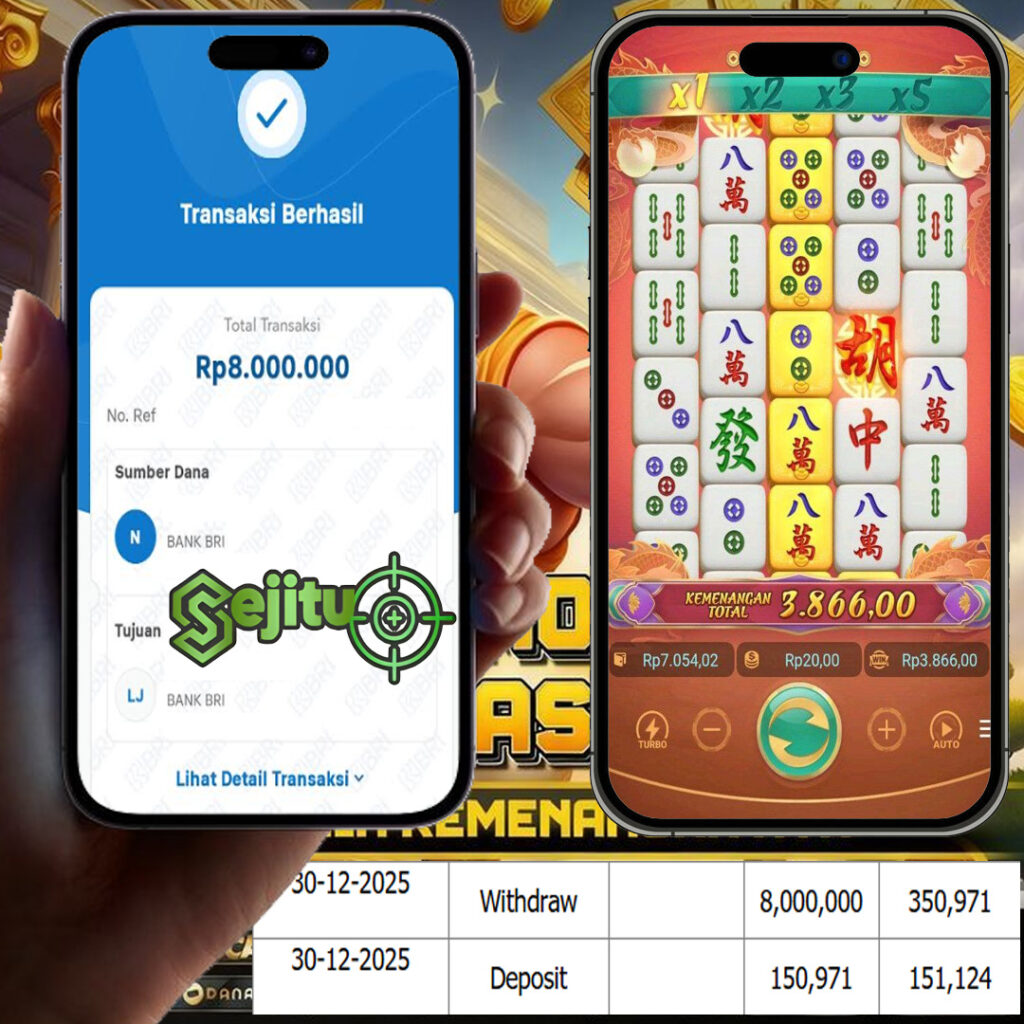 SELAMAT KEPADA MEMBER SEJITU JACKPOT GAMES MAHYONG WAYS 2 PG SOFT