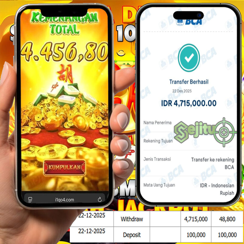 SELAMAT KEPADA MEMBER SEJITU JACKPOT GAMES MAHYONG WAYS PG SOFT