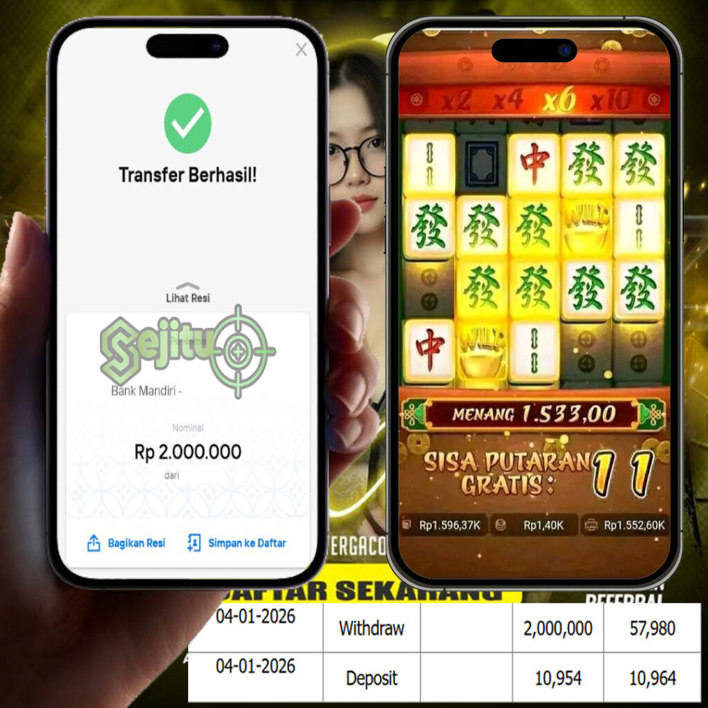 SELAMAT KEPADA MEMBER SEJITU JACKPOT GAMES MAHYONG WAYS PG SOFT