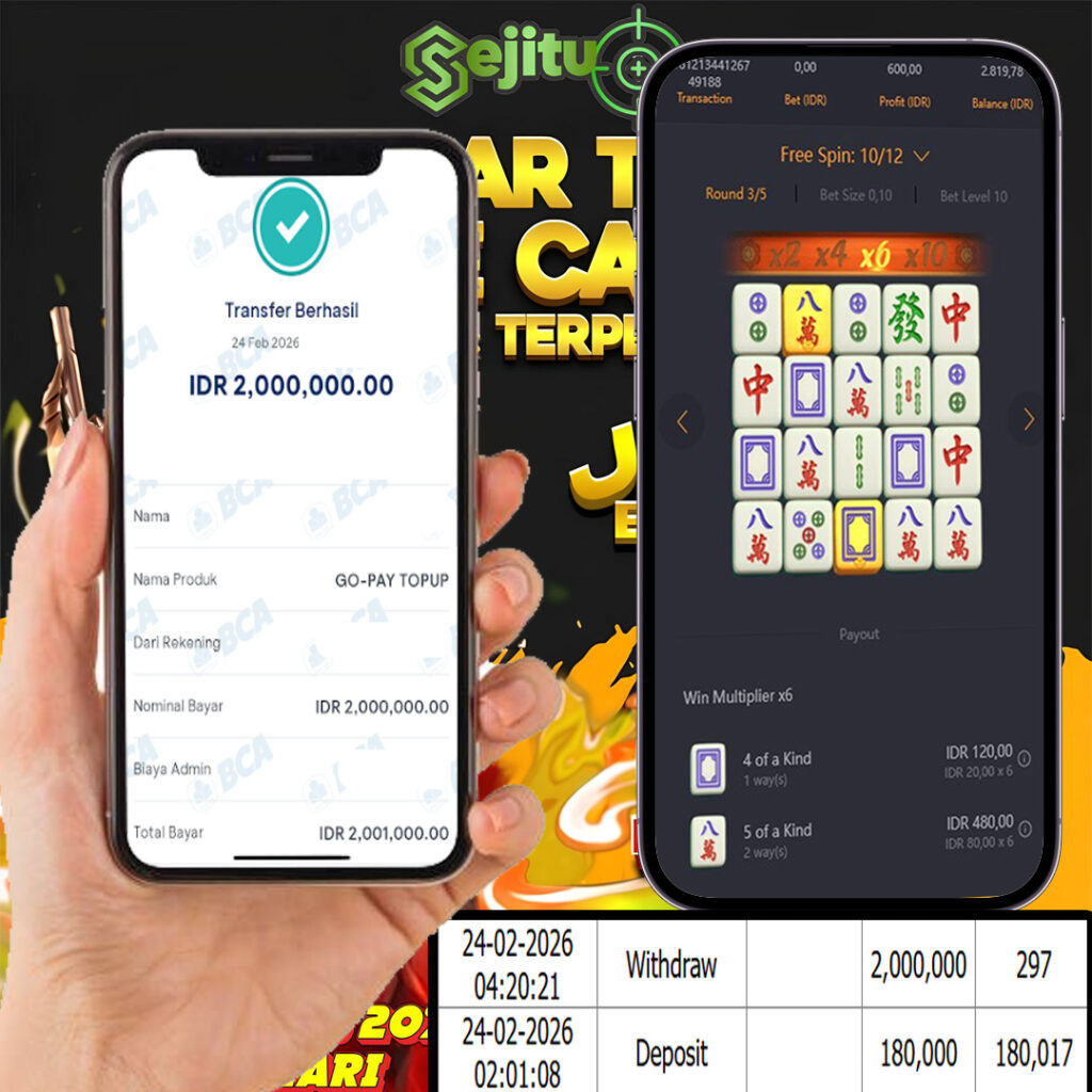 SEJITU JACKPOT GAMES MAHYONG WAYS PG SOFT