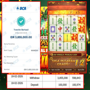 SELAMAT KEPADA MEMBER SEJITU JACKPOT GAMES MAHYONG WAYS PG SOFT