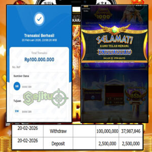 SELAMAT KEPADA MEMBER SEJITU JACKPOT GAMES GATES OF OLYMPUS 1000 PRAGMATIC PLAY