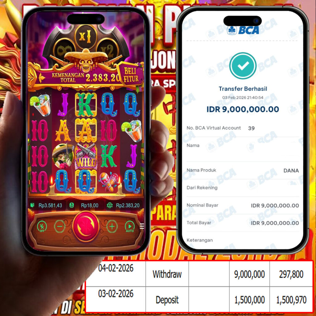SELAMAT KEPADA MEMBER SEJITU JACKPOT GAMES WILD BANDITO PG SOFT