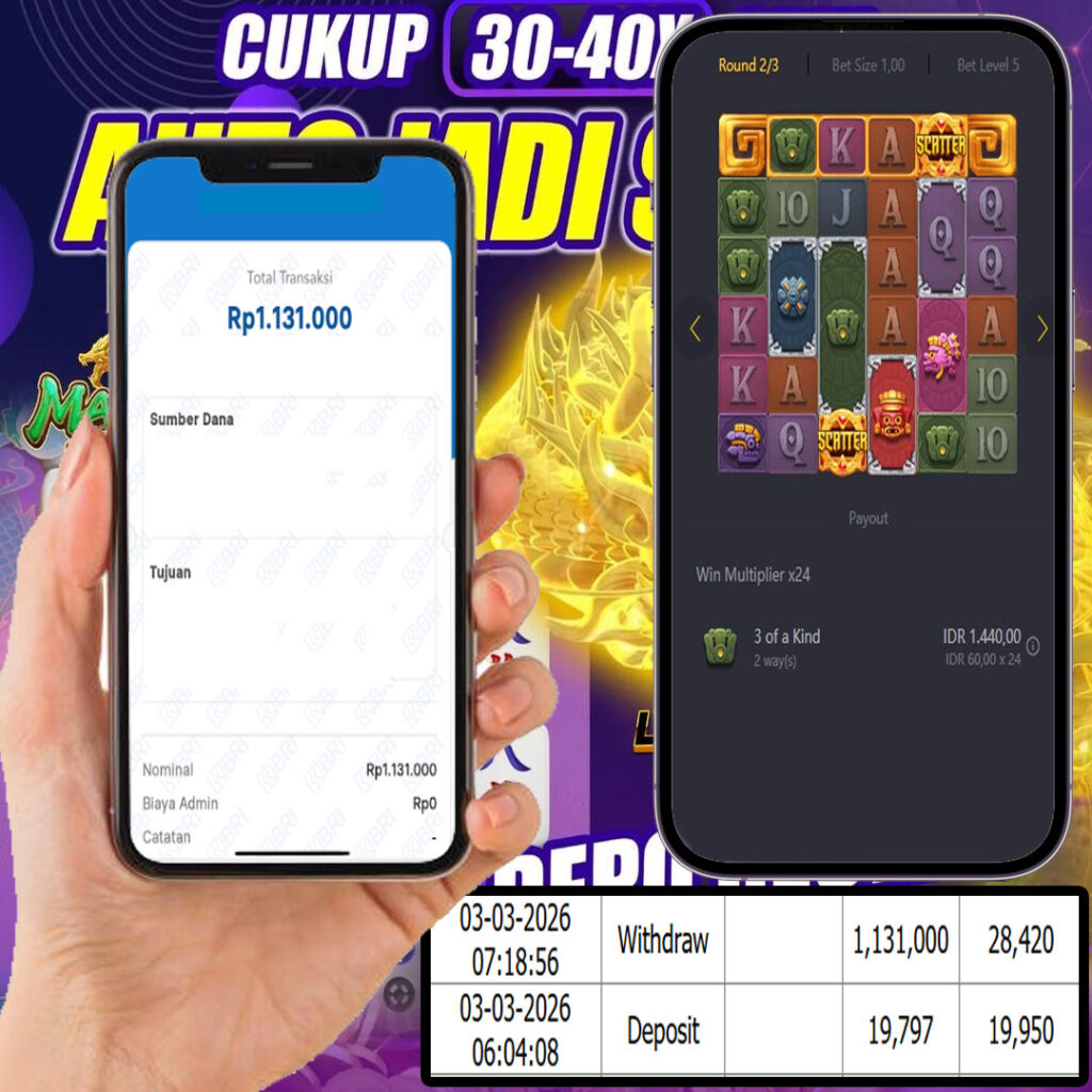 SELAMAT KEPADA MEMBER SEJITU JACKPOT GAMES TREASURES OF AZTEC PRAGMATIC PLAY