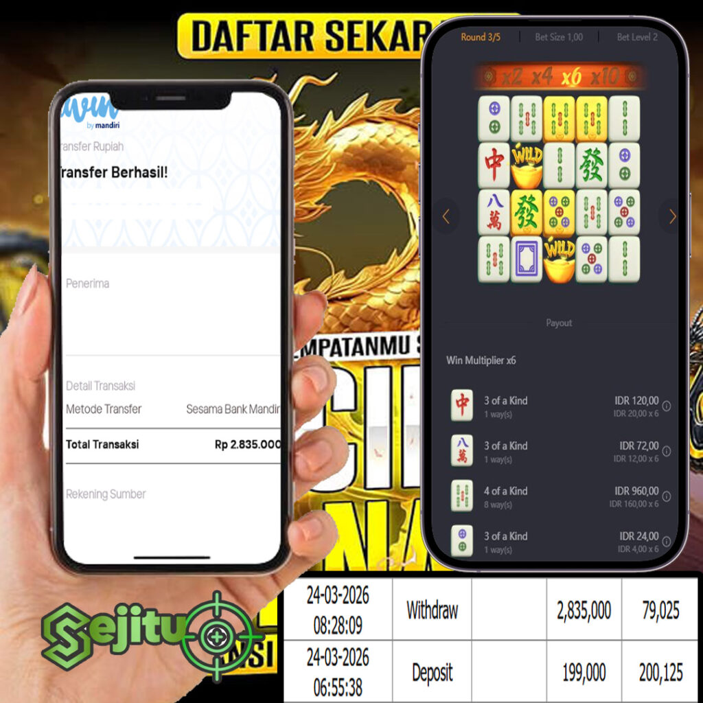 SELAMAT KEPADA MEMBER SEJITU JACKPOT GAMES MAHYONG WAYS PG SOFT
