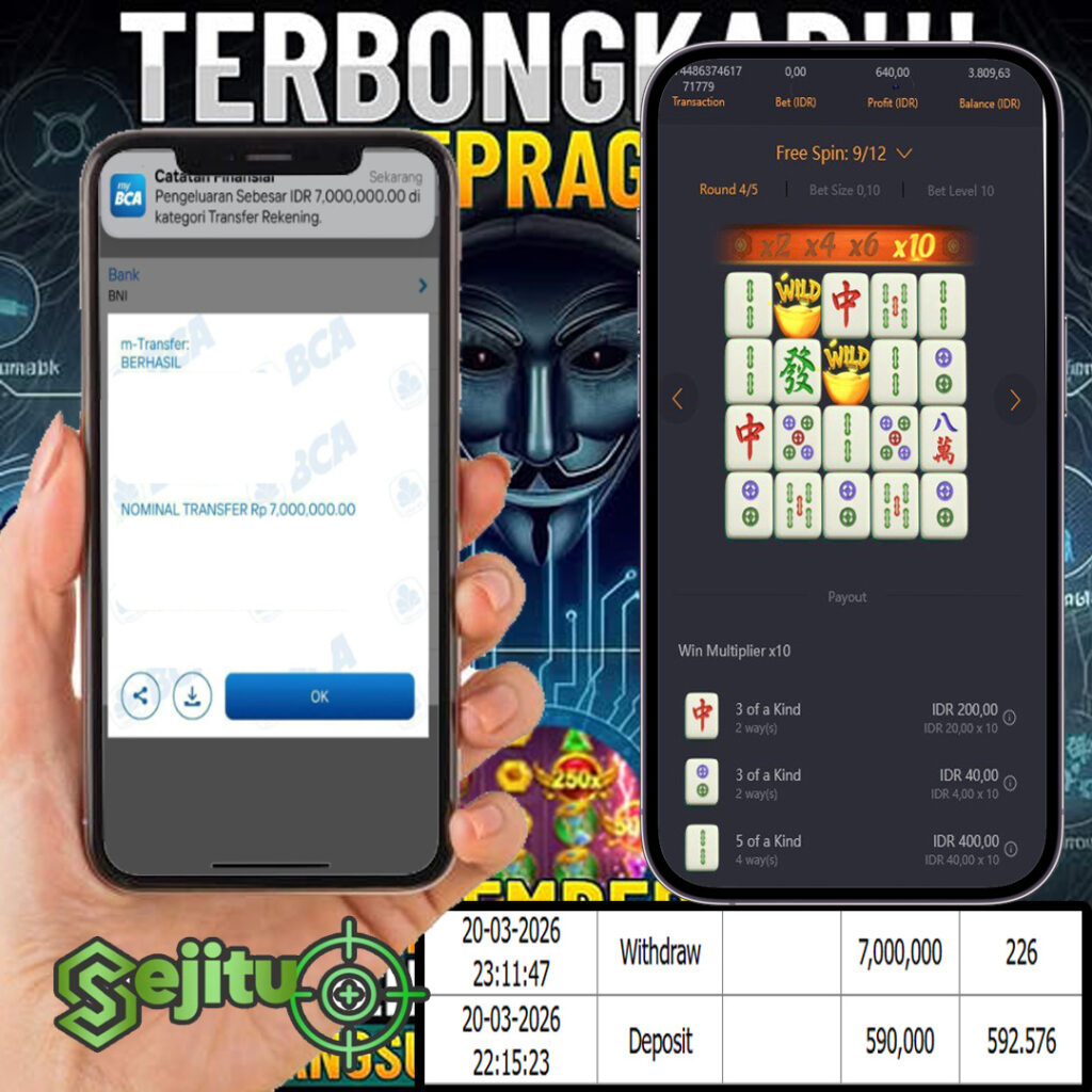 SELAMAT KEPADA MEMBER SEJITU JACKPOT GAMES MAHYONG WAYS PG SOFT