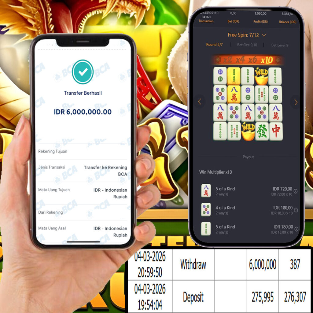 SELAMAT KEPADA MEMBER SEJITU JACKPOT GAMES MAHYONG WAYS PG SOFT