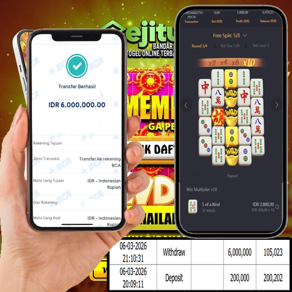 SELAMAT KEPADA MEMBER SEJITU JACKPOT GAMES MAHYONG WAYS PG SOFT