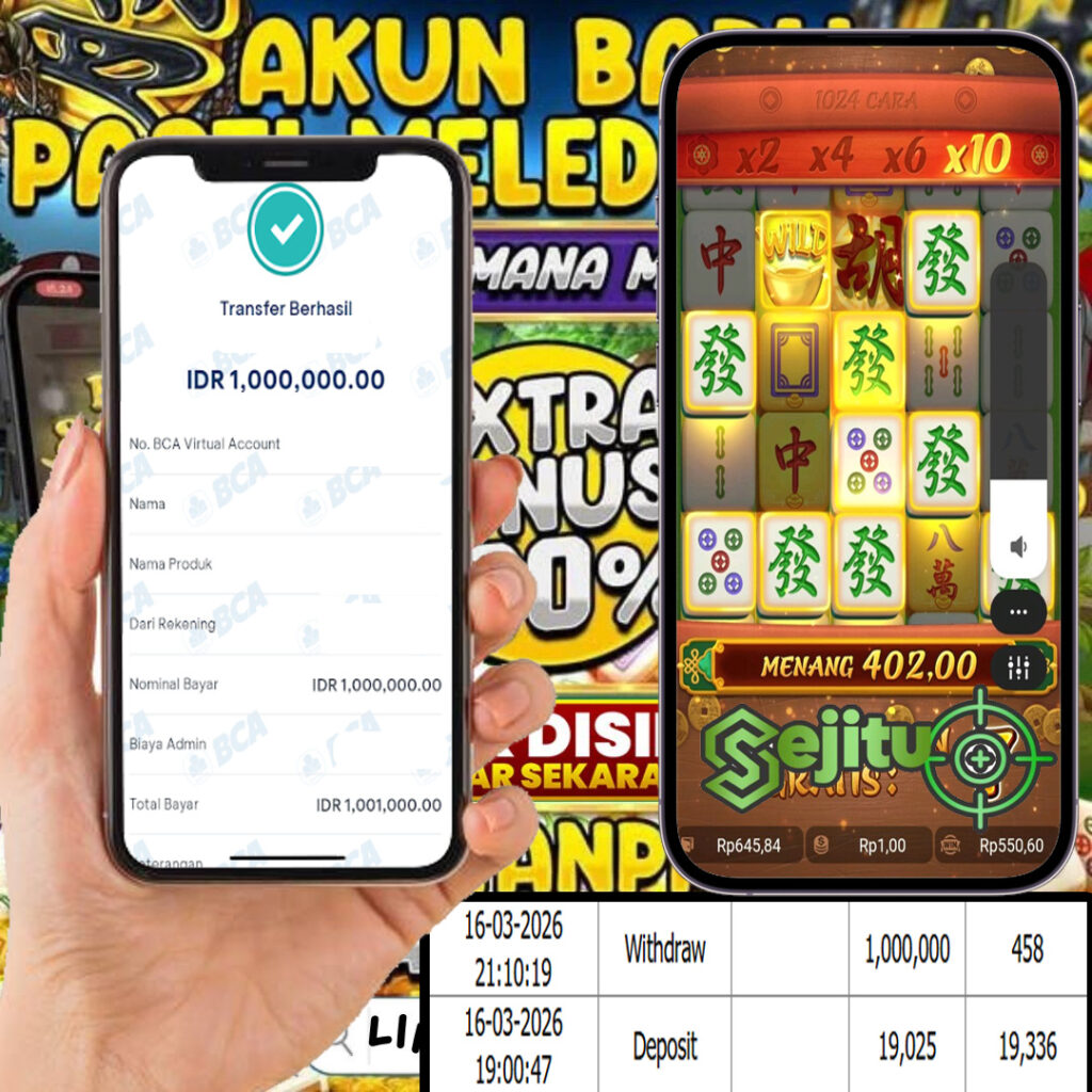 SELAMAT KEPADA MEMBER SEJITU JACKPOT GAMES MAHYONG WAYS PG SOFT