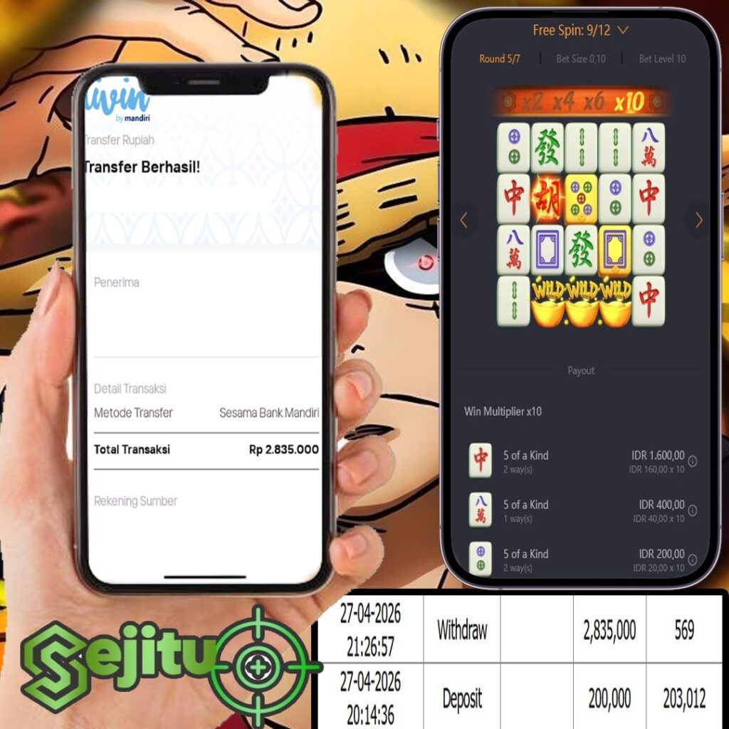 SEJITU JACKPOT GAMES MAHJONG WAYS 2 PG SOFT