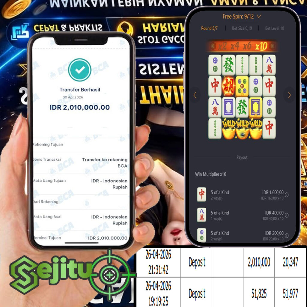 SEJITU JACKPOT GAMES MAHYONG WAYS PG SOFT