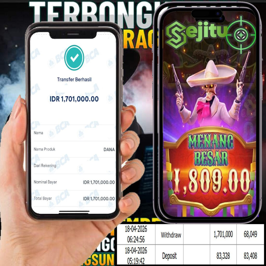 SELAMAT KEPADA MEMBER SEJITU JACKPOT GAMES WILD BANDITO PG SOFT