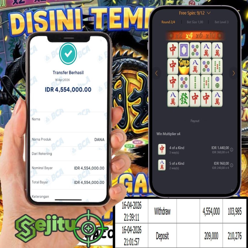 SELAMAT KEPADA MEMBER SEJITU JACKPOT GAMES MAHJONG WAYS 2 PG SOFT