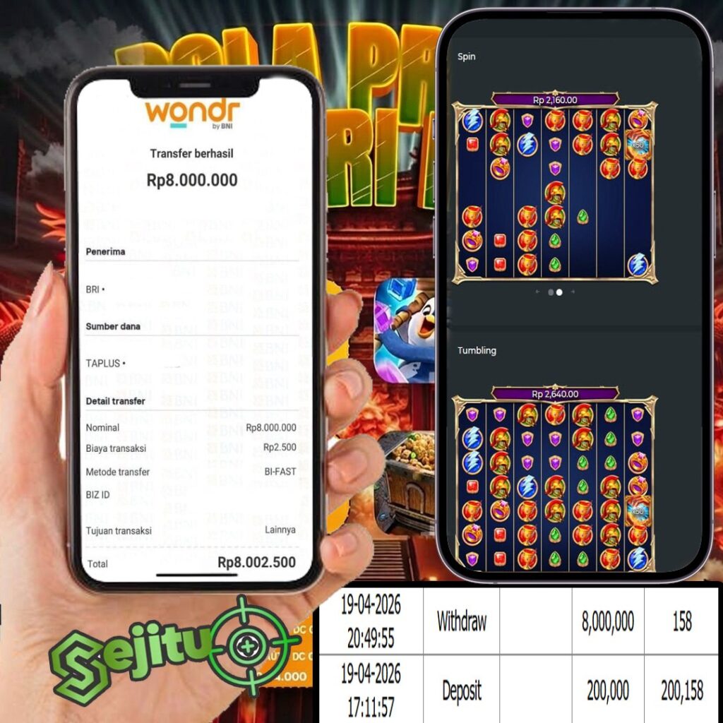 SELAMAT KEPADA MEMBER SEJITU JACKPOT GAMES FORTUNE OF OLYMPUS PRAGMATIC PLAY