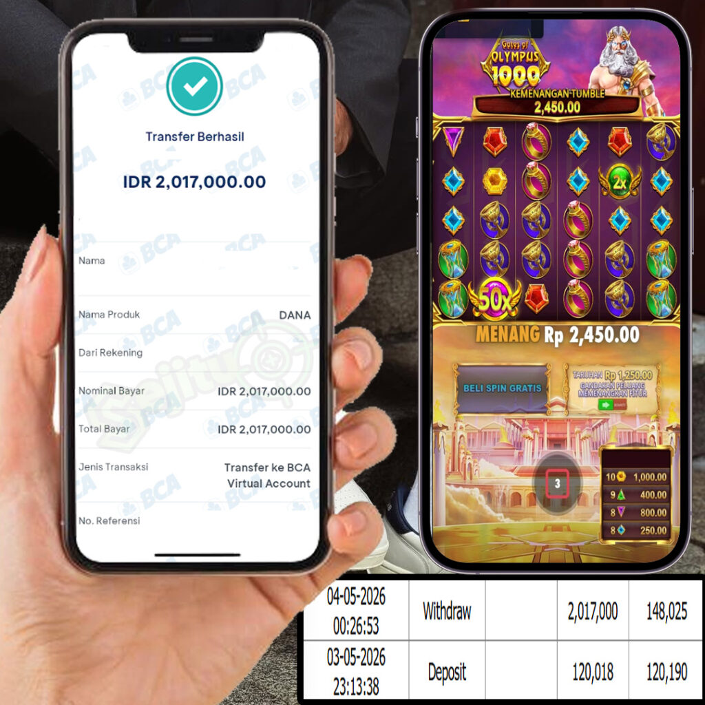 SELAMAT KEPADA MEMBER SEJITU JACKPOT GAMES GATES OF OLYMPUS PRAGMATIC PLAY