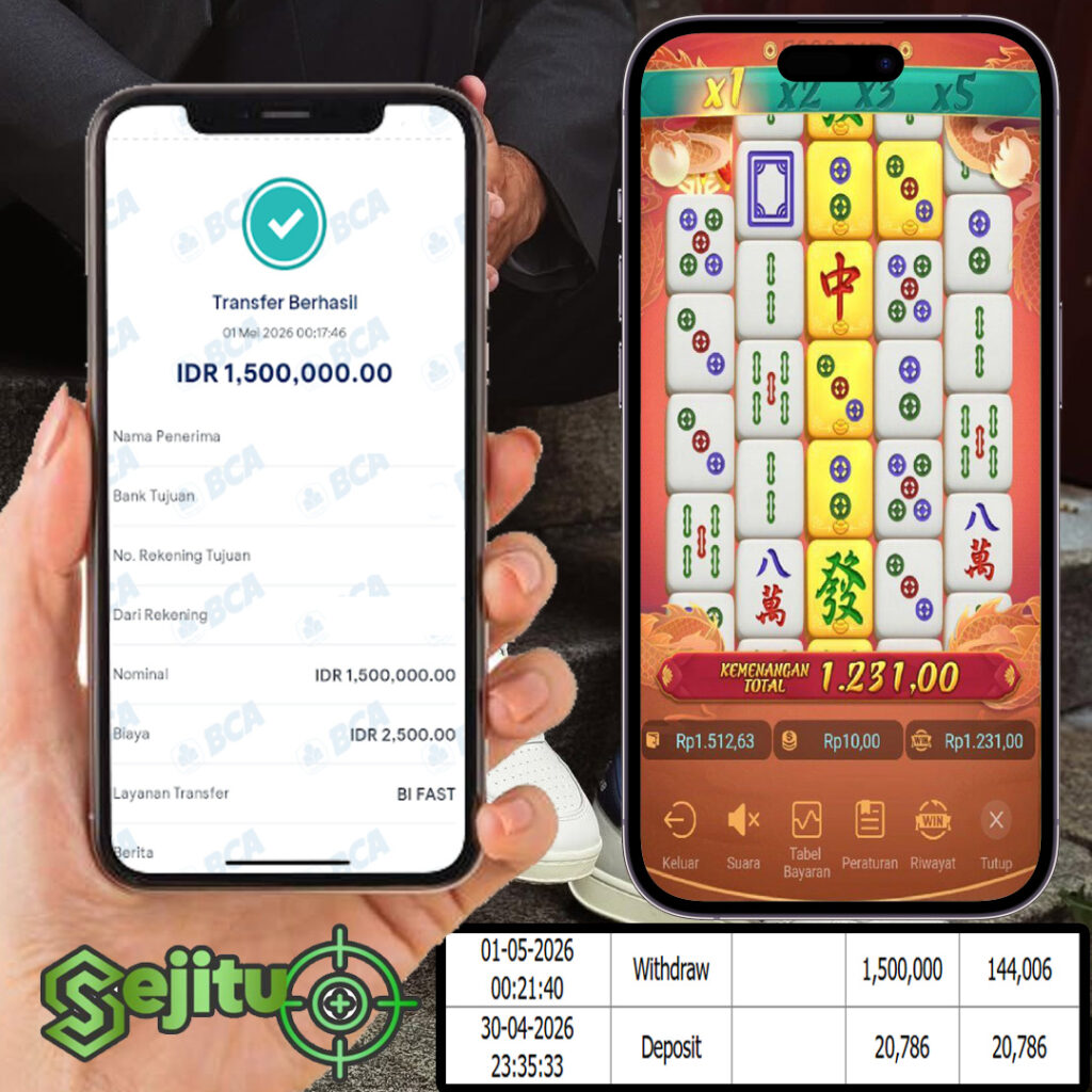 SELAMAT KEPADA MEMBER SEJITU JACKPOT GAMES MAHYONG WAYS PGSOFT