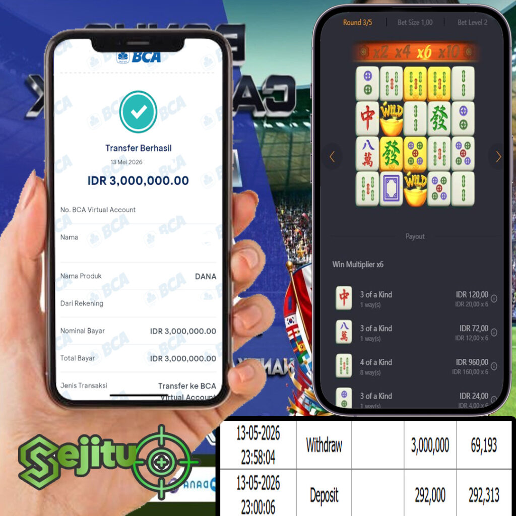 SELAMAT KEPADA MEMBER SEJITU JACKPOT GAMES MAHYONG WAYS PGSOFT