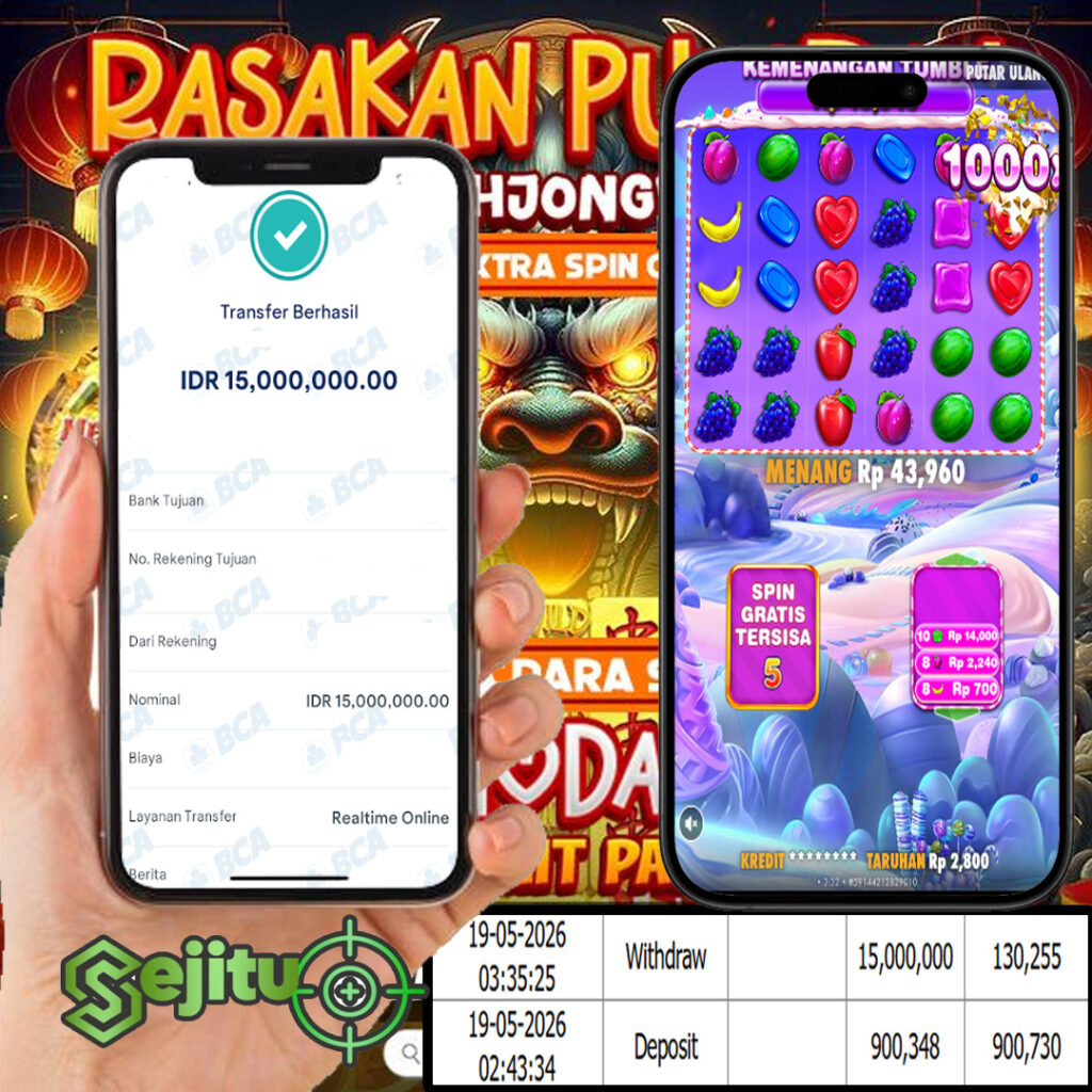 SELAMAT KEPADA MEMBER SEJITU JACKPOT GAMES SWEET BONANZA 1000 PRAGMATIC PLAY