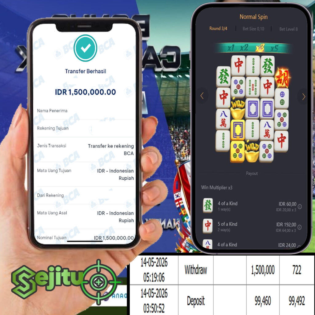 SELAMAT KEPADA MEMBER SEJITU JACKPOT GAMES MAHYONG WAYS PGSOFT