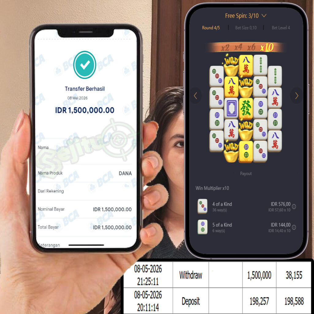 SELAMAT KEPADA MEMBER SEJITU JACKPOT GAMES MAHYONG WAYS PGSOFT