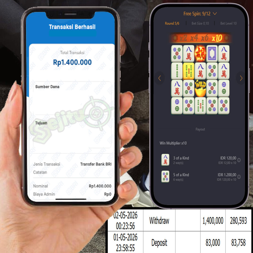 SELAMAT KEPADA MEMBER SEJITU JACKPOT GAMES MAHYONG WAYS PGSOFT