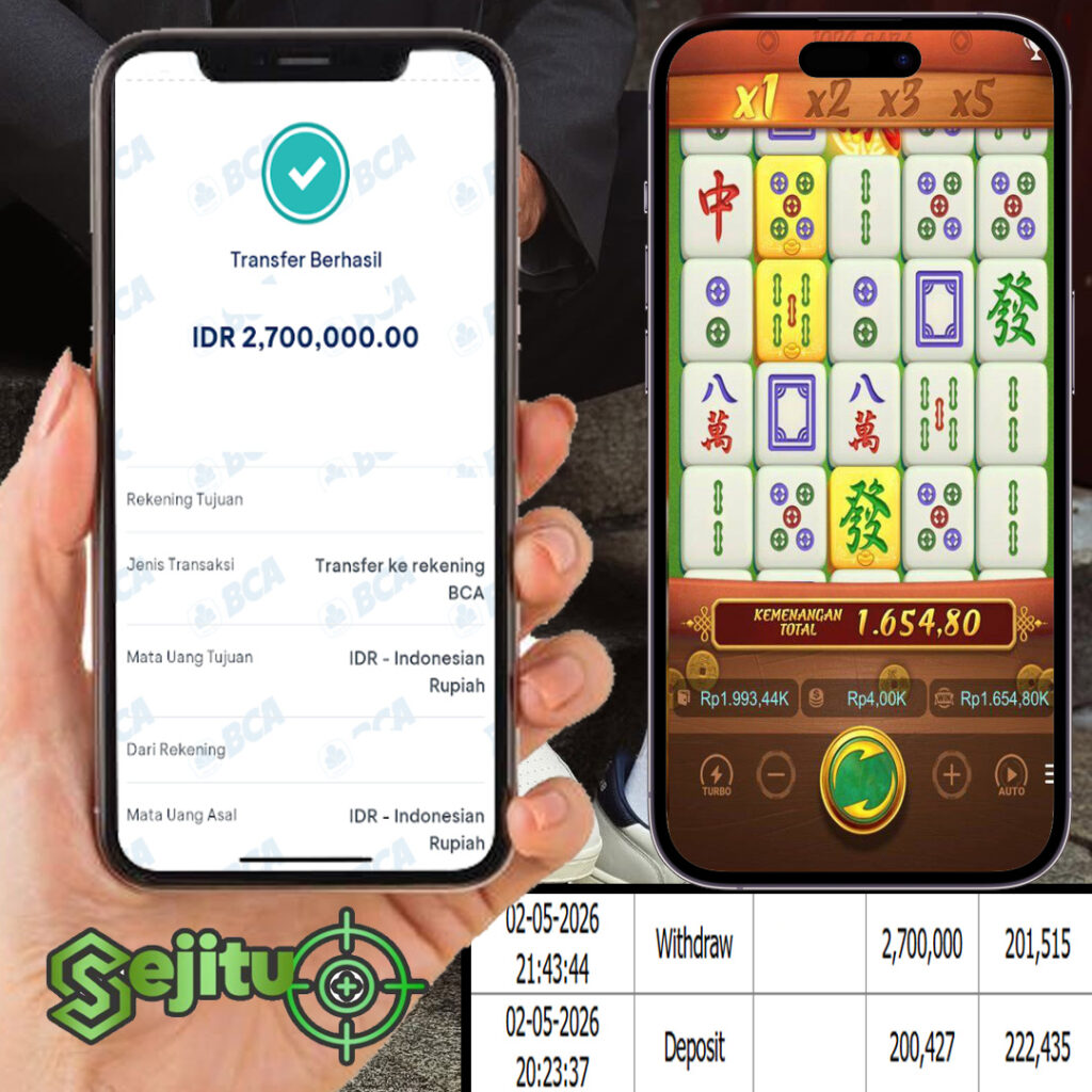 SELAMAT KEPADA MEMBER SEJITU JACKPOT GAMES MAHYONG WAYS PGSOFT