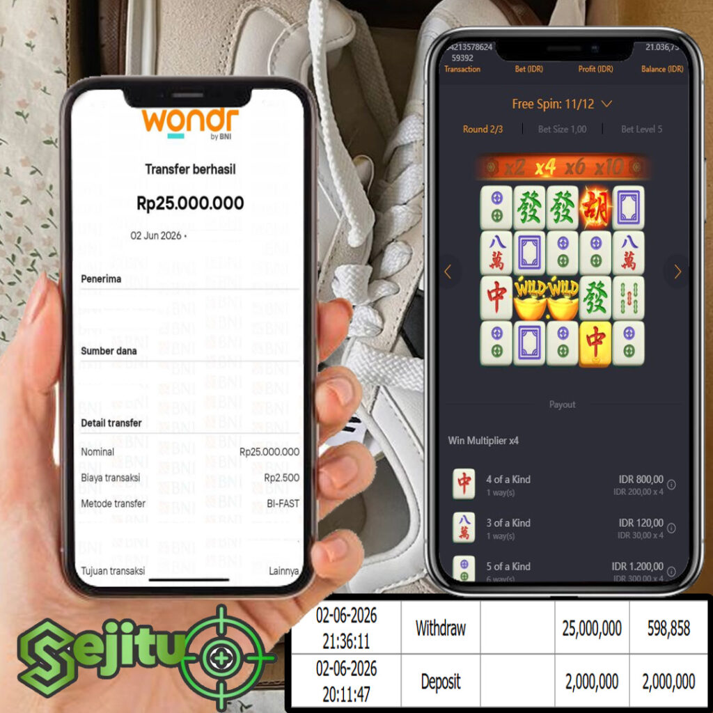 SELAMAT KEPADA MEMBER SEJITU JACKPOT GAMES MAHYONG WAYS PGSOFT